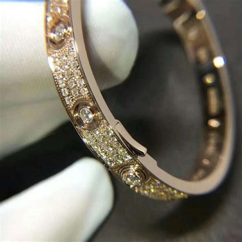 cartier love bracelet with diamonds.